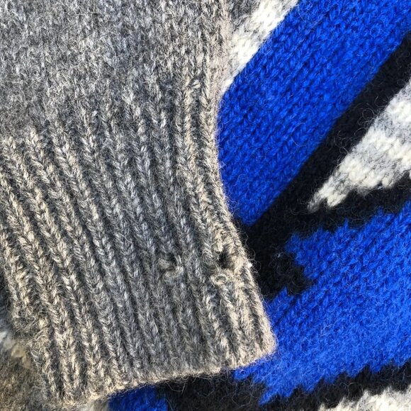 VTG 90s PRINGLE OF SCOTLAND Sweater XL 100% Scottish Shetland Wool Knit Mens - Picture 4 of 11